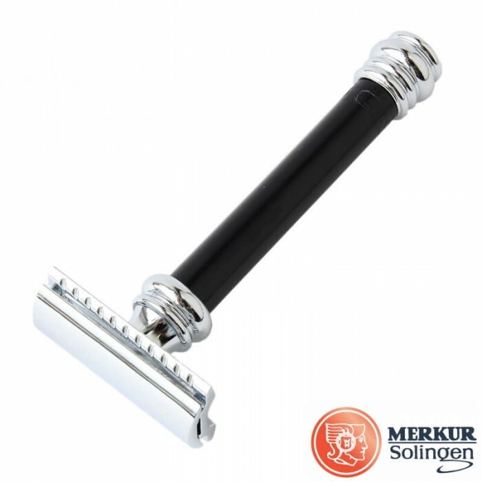 Merkur 38B Safety Razor Flat Bar Black