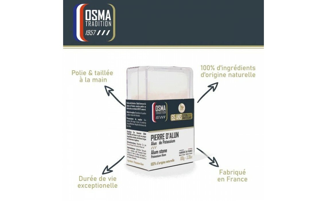 Osma Tradition Alum Stone 100g