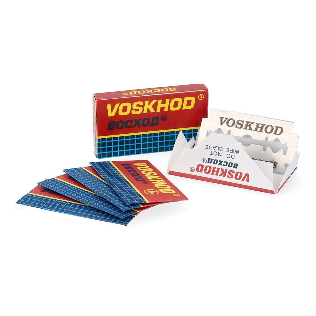 Voskhod Teflon Coated Double Edge Razor Blades   5 blades*5packs
