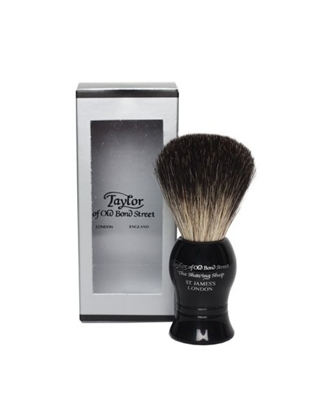 Taylor of Old Bond Street Pure Badger Black Shaving Brush