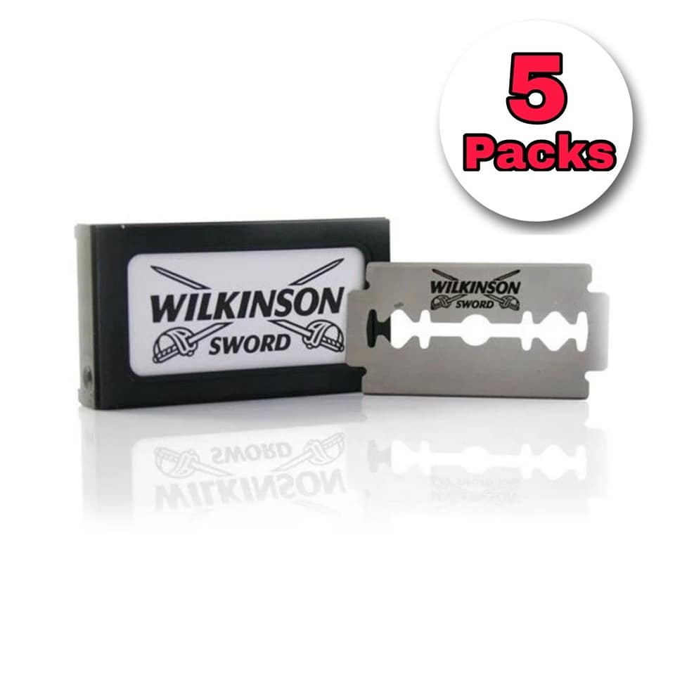 Wilkinson Sword Classic Double Edge Safety Razor Blades (5pcs) *5packs