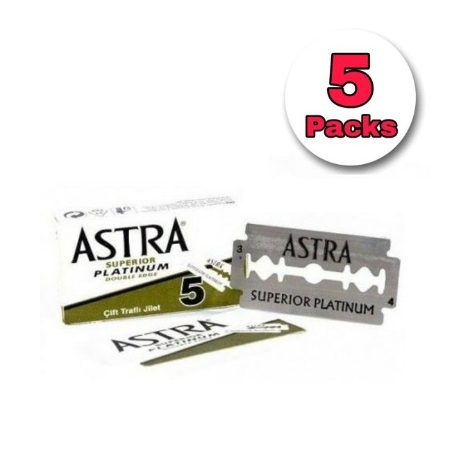 ASTRA | PLATINUM BLADES  (5pcs) *5packs  25blades