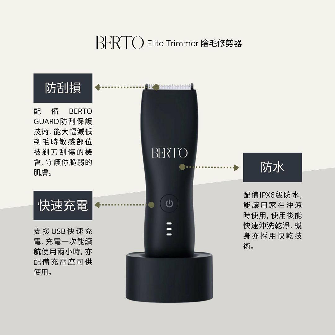 BERTO THE ESSENTIAL PACK - Elite Trimmer