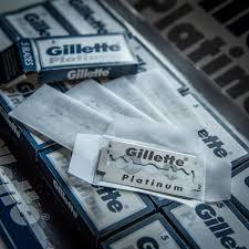 Gillette Platinum Double Edge Safety Razor Blades 5 blades*5packs
