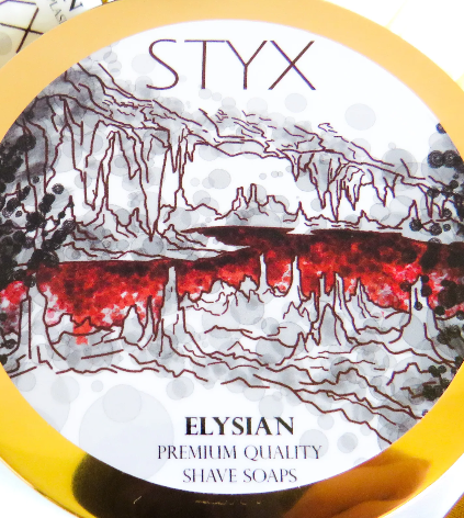 Elysian Styx Men's Shaving Soap, Tallow and Shea Butter, 4 oz