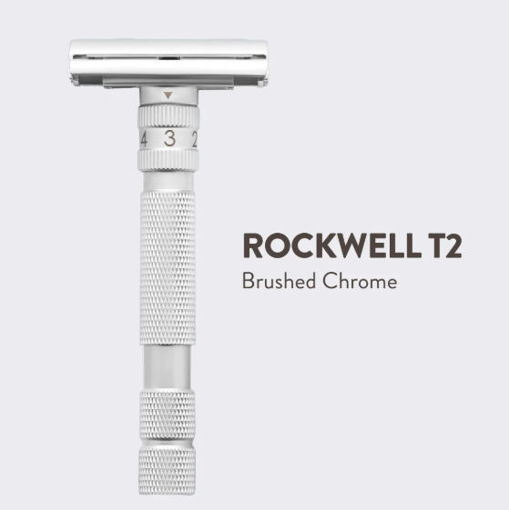 Rockwell T2 Safety Razor Twist-to-open
