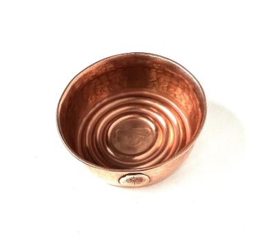 Captain’s Choice Handcrafted Polished Copper Lather Bowl