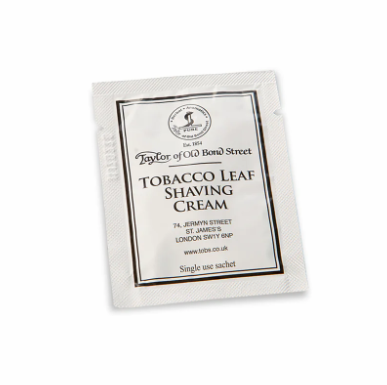 Taylor Of Old Bond Street Shaving Cream Sample Pack 5ml *TOBACCO LEAF
