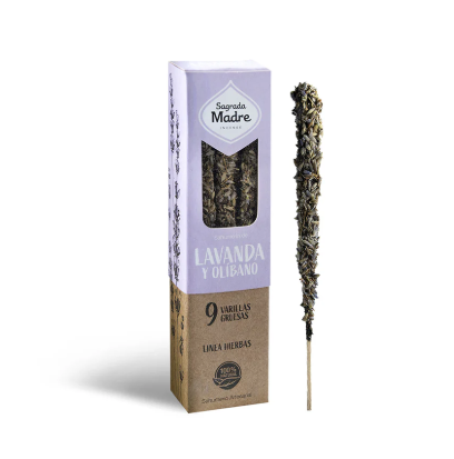 Sagrada Madre Herb Incense LAVENDER FLOWERS & OLIBANUM