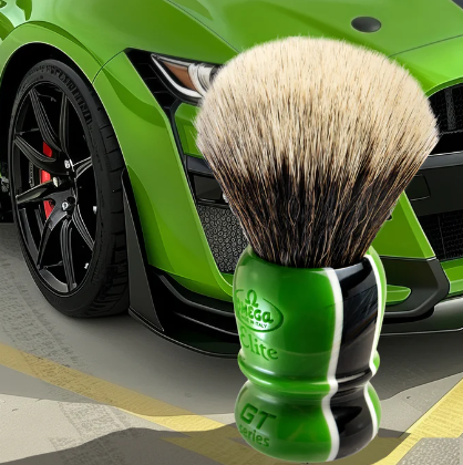 Omega Model MB1918 GT Series Resin Handle Elite Synthetic Fiber Shaving Brush, 29mm