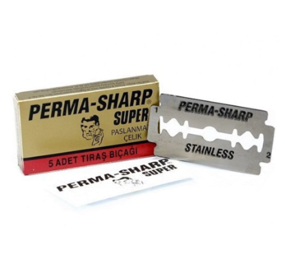 Gillette Perma-Sharp Super DE Razor Blades *5 blades