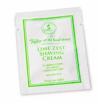 Taylor Of Old Bond Street Shaving Cream Sample Pack 5ml * LIME