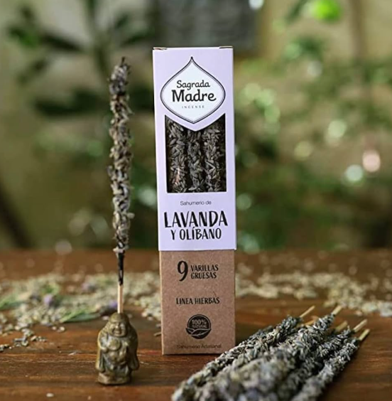Sagrada Madre Herb Incense LAVENDER FLOWERS & OLIBANUM