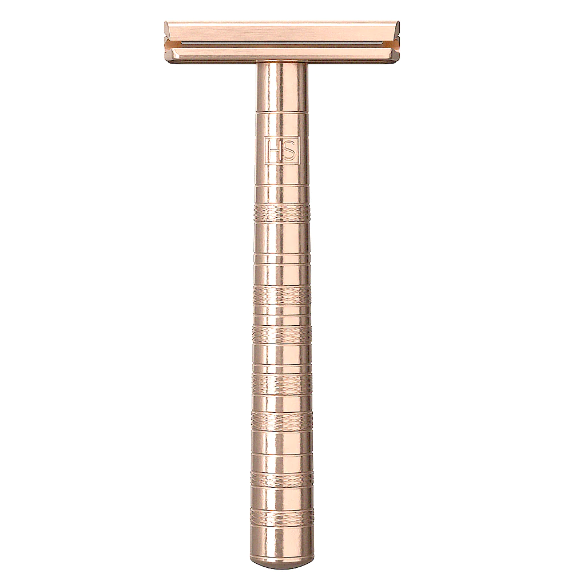 HENSON SHAVING | AL13 AIRCRAFT ALUMINUM SAFETY RAZOR *MILD COPPER