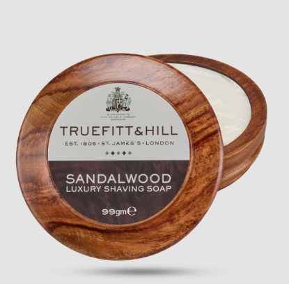 Truefitt & Hill 皇家御用｜檀香木頂級刮鬍皂 (附原裝洋槐木碗)