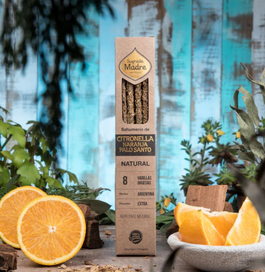 Sagrada Madre Incense Citronella Orange &  Palo Santo