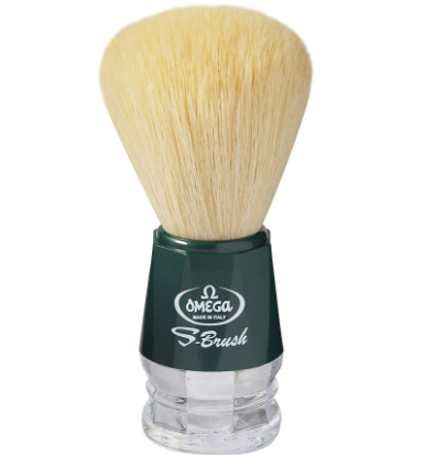 Omega S-Brush fiber shaving brush s10018 Green