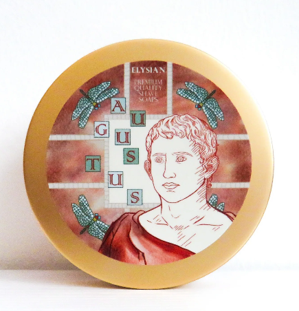 Elysian Soap Augustus Men's Shaving Soap, Cashmere Base, 4 oz