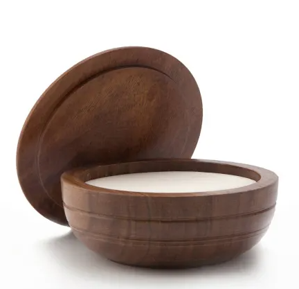 Taylor of Old Bond Street Shaving Soap in Wood Bowl Sandalwood 100g