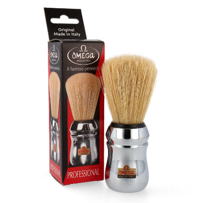 Omega 刮鬍刷 10083 - 銀色