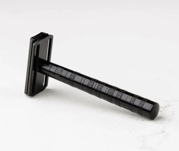 HENSON SHAVING | AL13 JET BLACK ALUMINUM SAFETY RAZOR *MILD